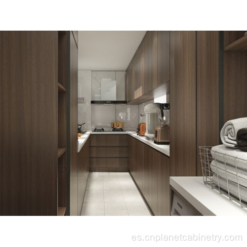 UNSIP Múltiple Diseño Dark Color Modular Kitchen Cabinete